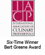 Six-Time Winner - Bert Greene Award